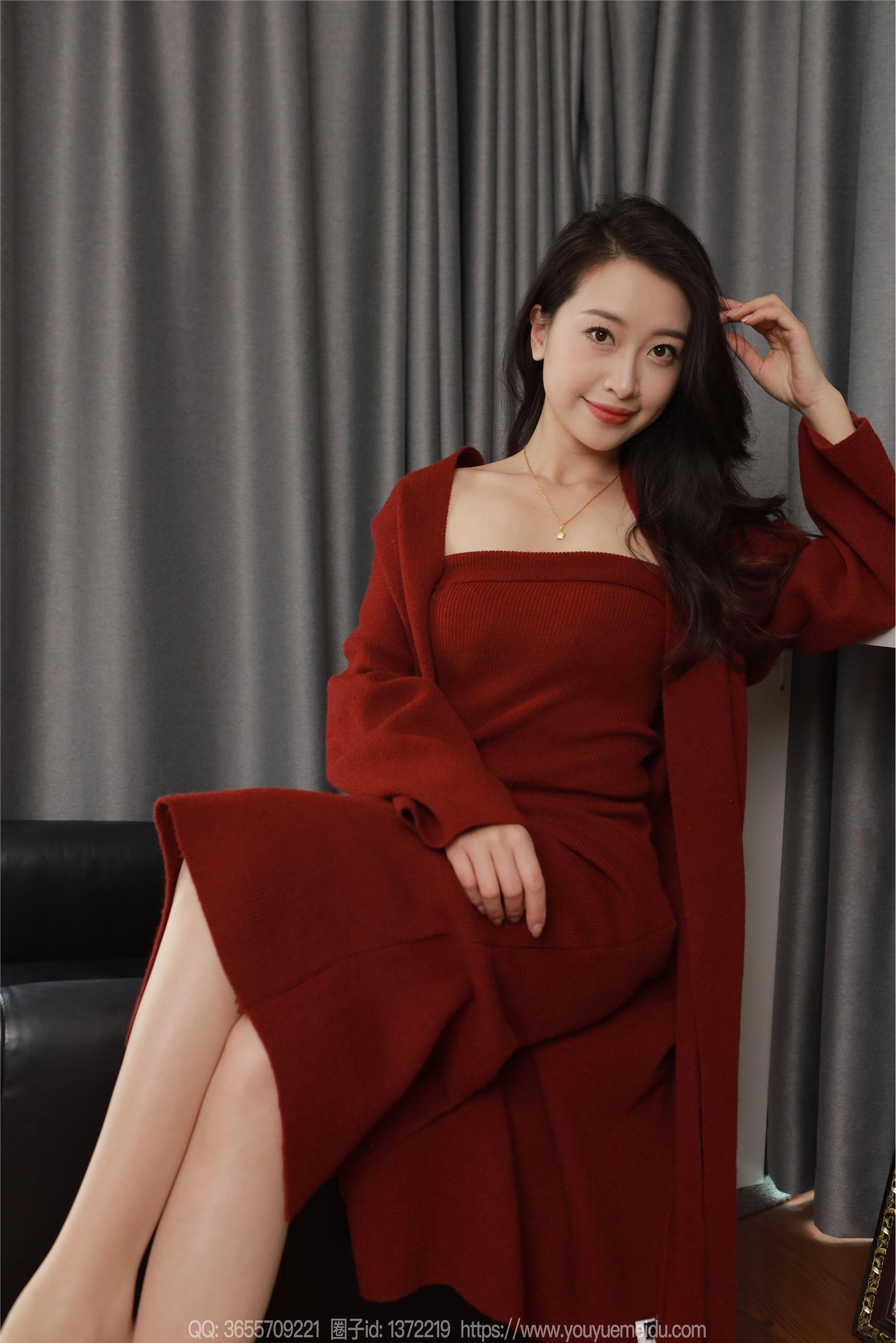 IESS异思趣向  2025.01.27 丝享家 1961 小婕《红色针织裙（上）》